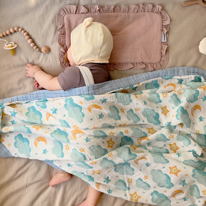 Baby Quilt With Bamboo Cotton Gauze