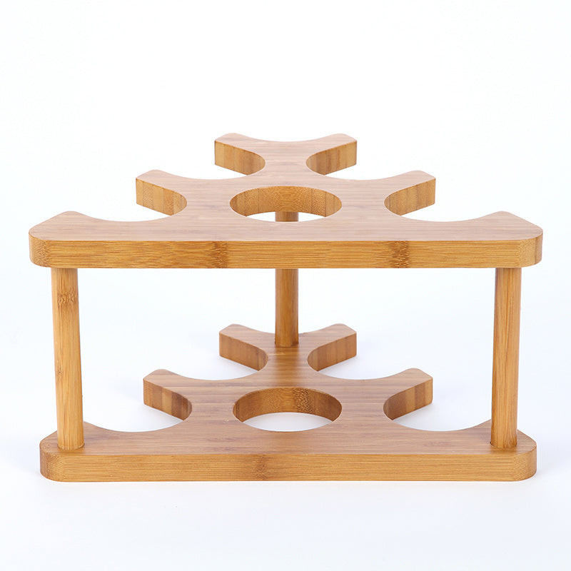 High-quality bamboo wine rack