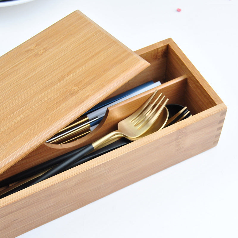 Storage Chopsticks Chopsticks Bamboo Wooden Box
