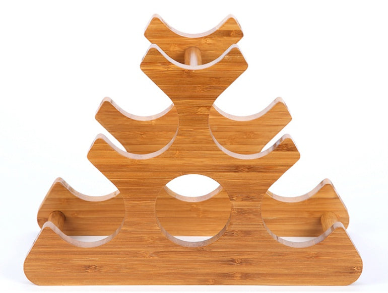 High-quality bamboo wine rack
