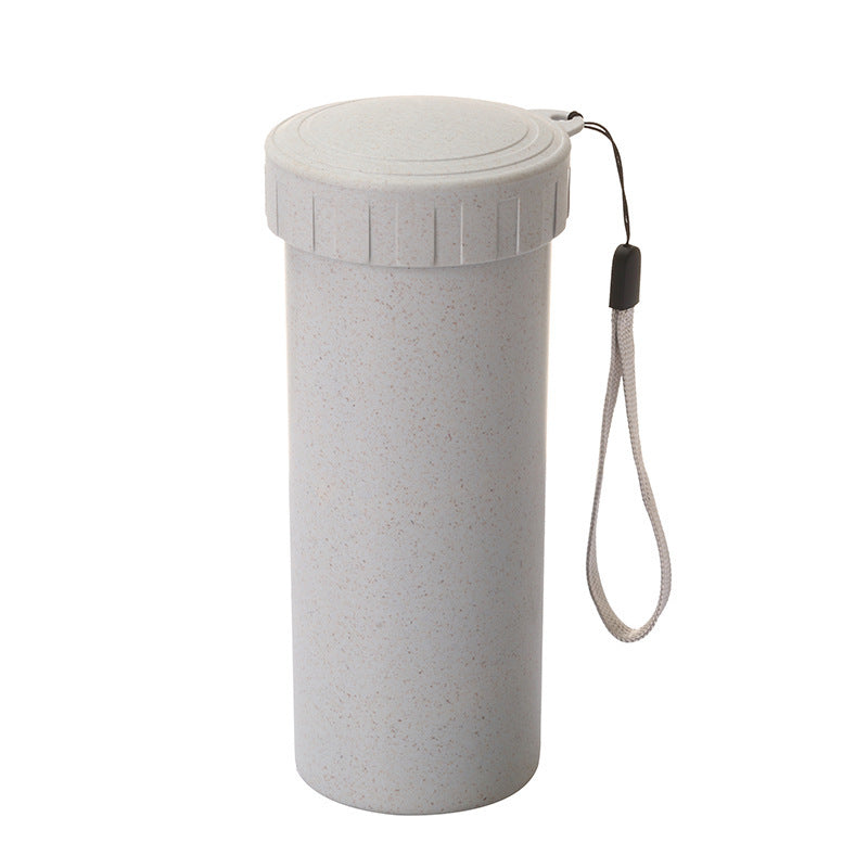 Bamboo fiber portable fitness cup