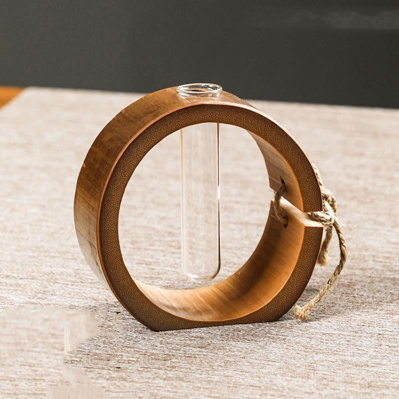 Creative Desktop Handmade Bamboo Flower Ornaments