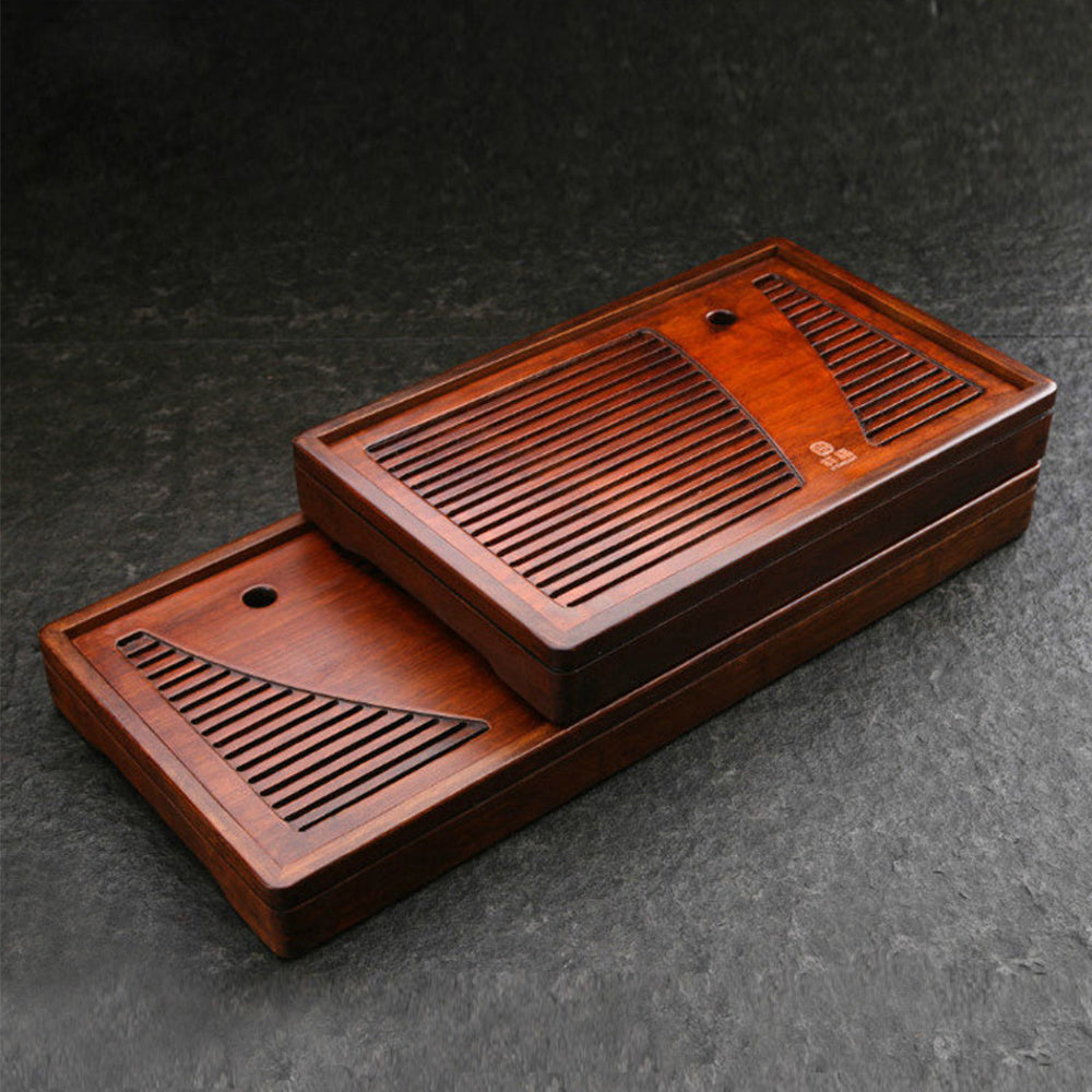 New Carbonized Bamboo Tea Tray