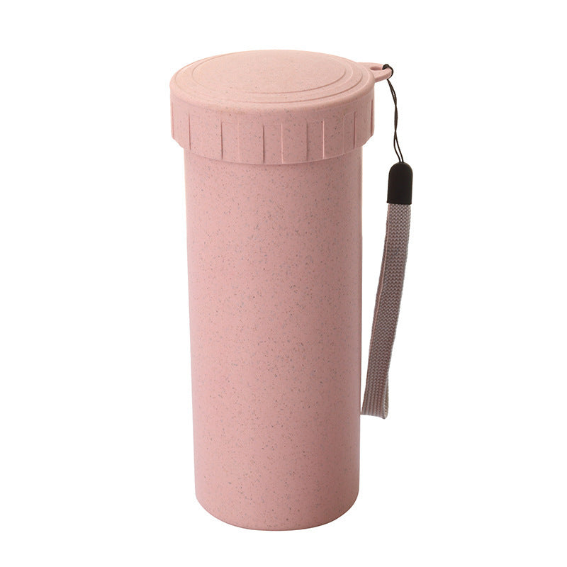 Bamboo fiber portable fitness cup