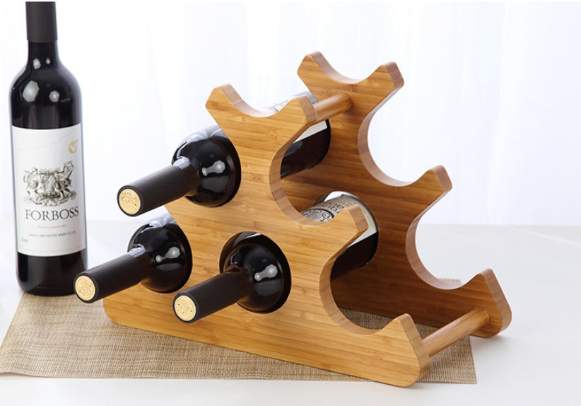 High-quality bamboo wine rack