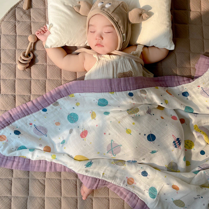 Baby Quilt With Bamboo Cotton Gauze