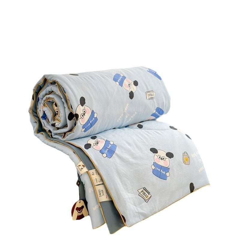 Class A Maternal And Child Grade Summer Quilt Soybean Fiber Cartoon Washed Cotton