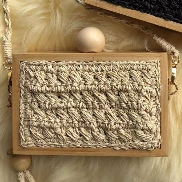 Wooden Ball And Bamboo Bag