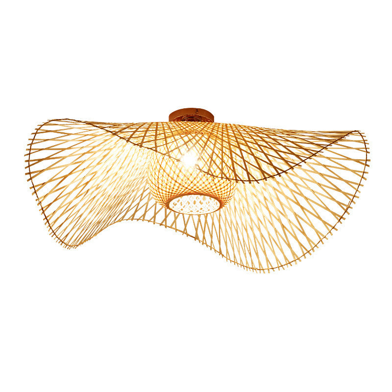 Japanese Personality Zen Bamboo Ceiling Lamp