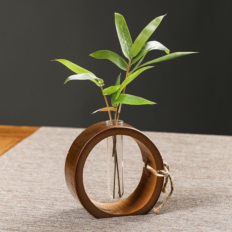 Creative Desktop Handmade Bamboo Flower Ornaments