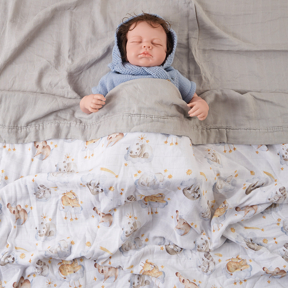 Bamboo Cotton Cloth Quilt Bath Towel