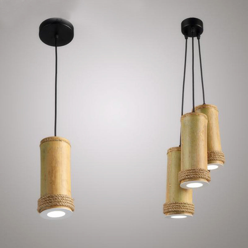 Creative Bamboo Twine Bar Table Chandelier