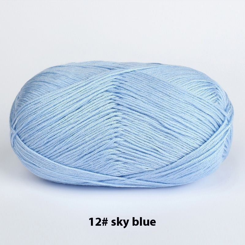 Tencel Bamboo Cotton Wool Ball Bamboo Charcoal Baby And Infant Children Crochet Fine Yarn