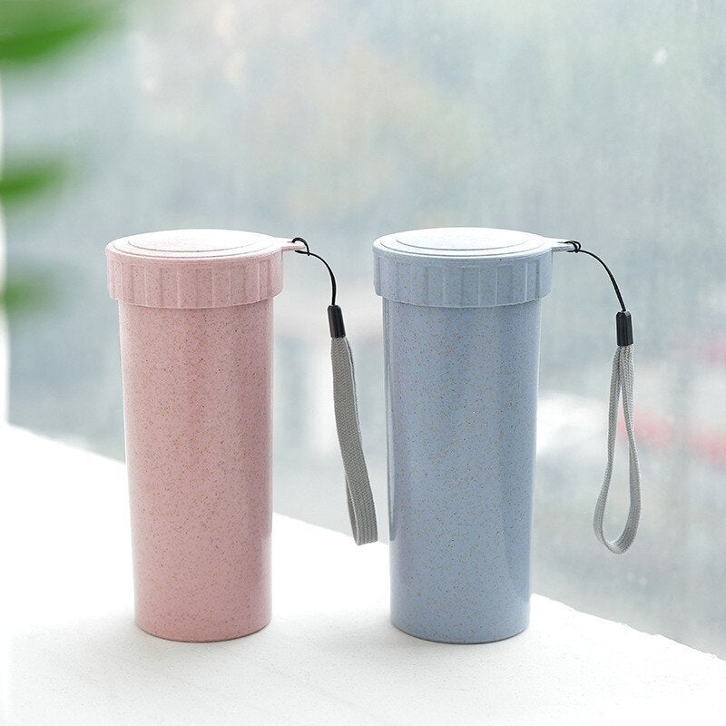 Bamboo fiber portable fitness cup