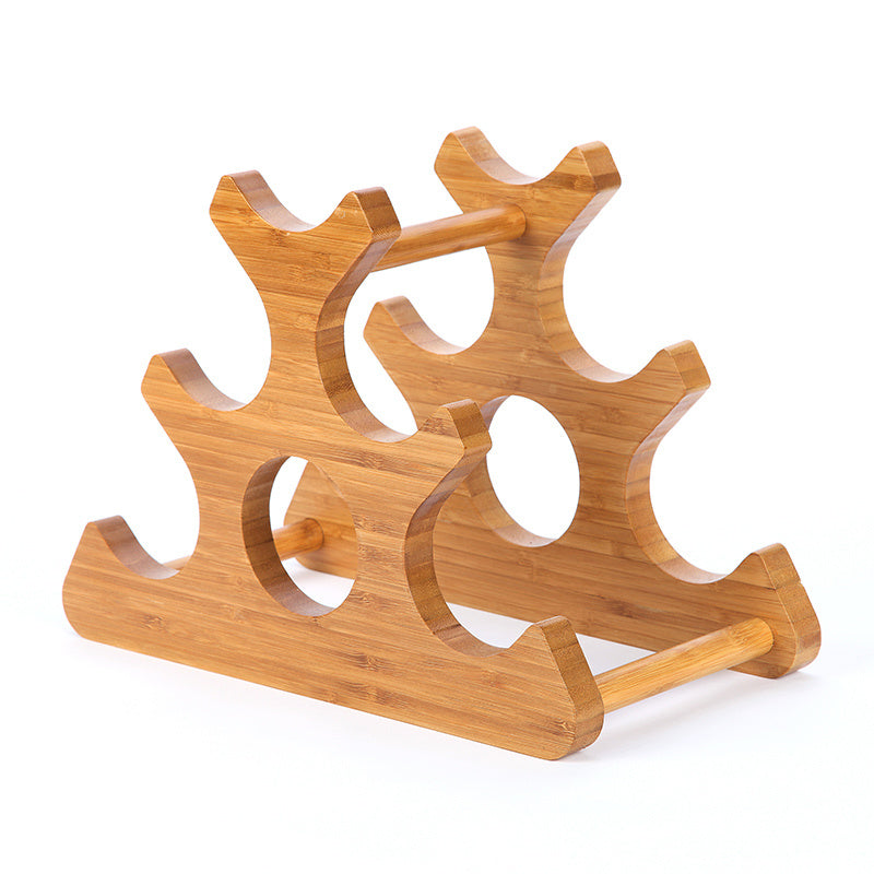 High-quality bamboo wine rack