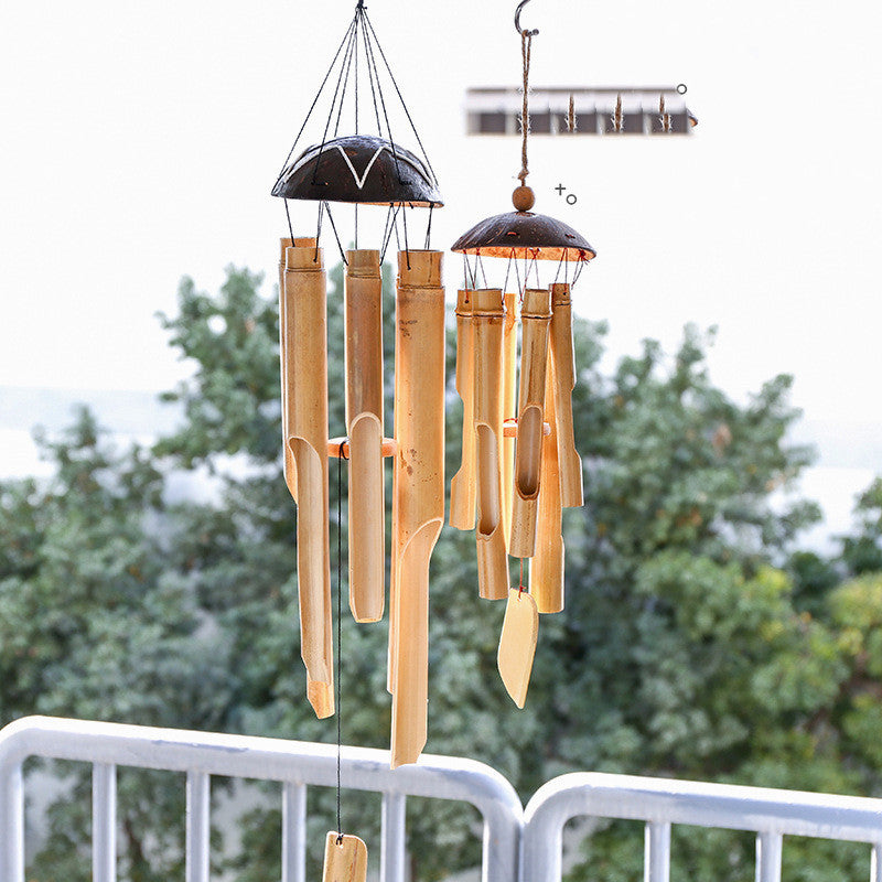 Bamboo wind chimes ornaments