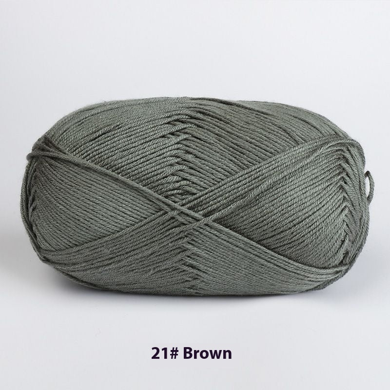 Tencel Bamboo Cotton Wool Ball Bamboo Charcoal Baby And Infant Children Crochet Fine Yarn