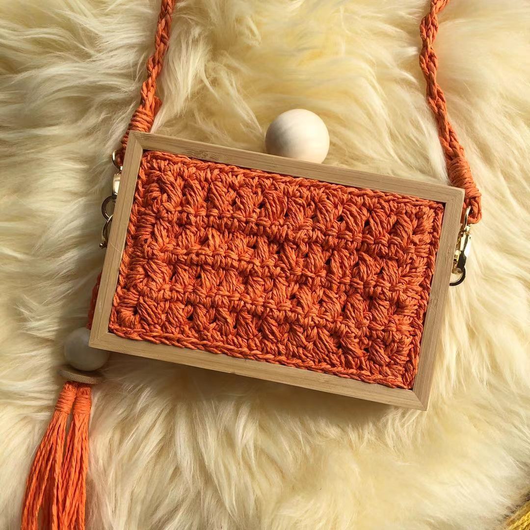 Wooden Ball And Bamboo Bag