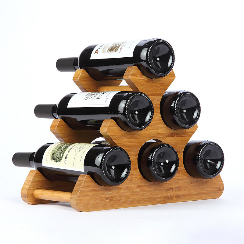 High-quality bamboo wine rack
