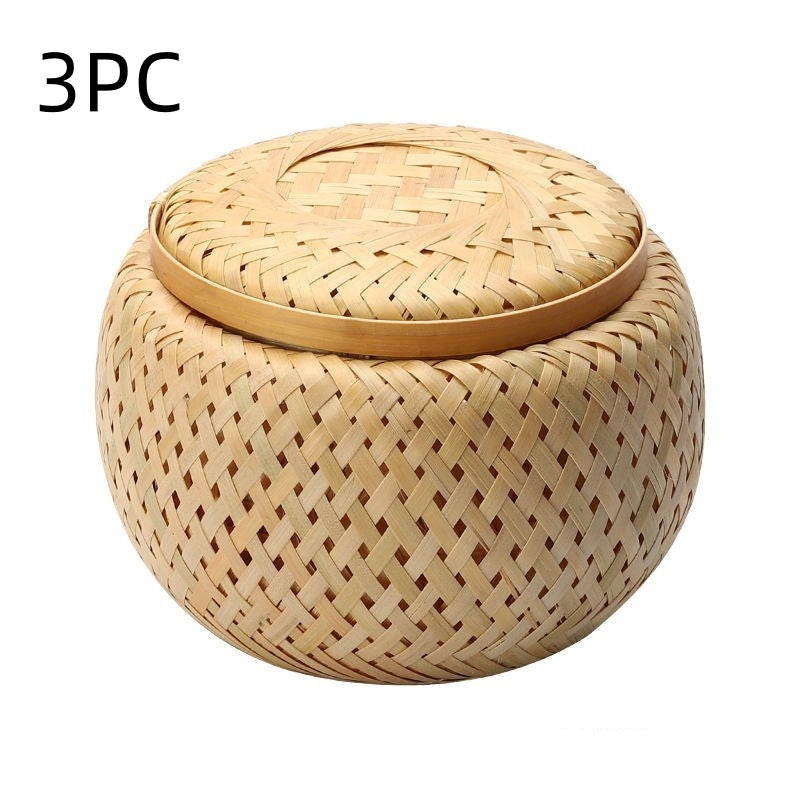 Bamboo Woven Tea Pot Gift Box