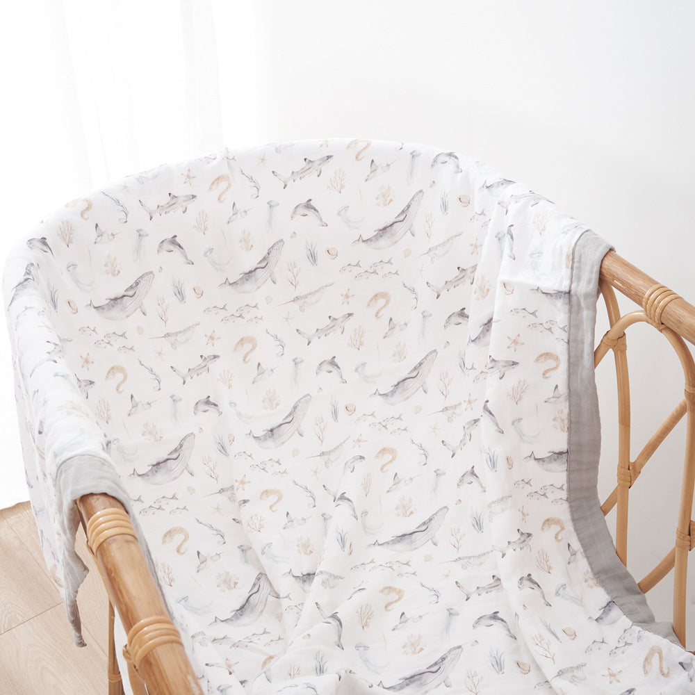 Bamboo Cotton Cloth Quilt Bath Towel