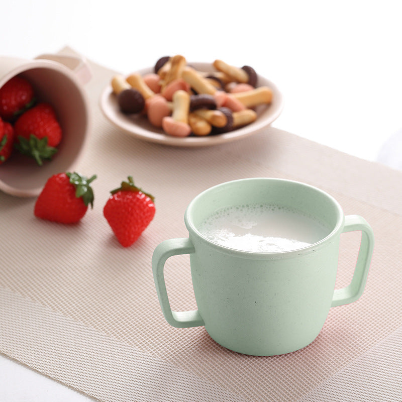 Bamboo Fiber Household Children's Milk Cup Creative With Handle