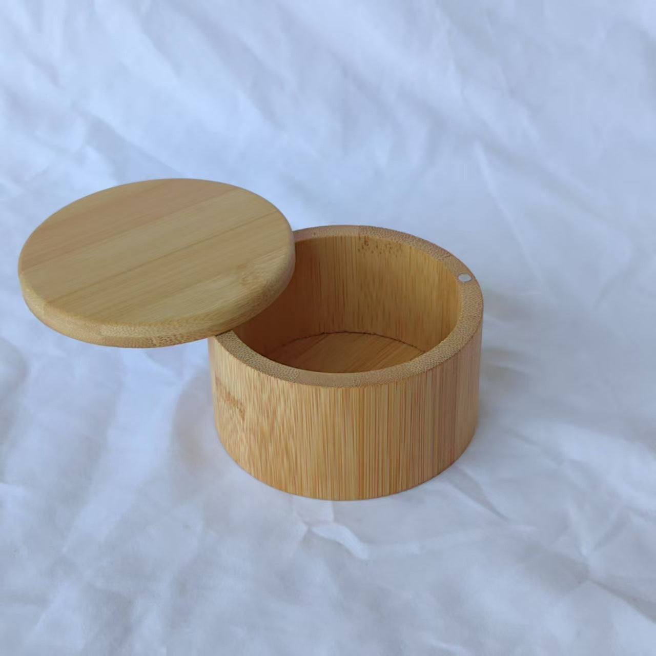 Bamboo Salt Jar Seasoning Box Kitchen Seasoning