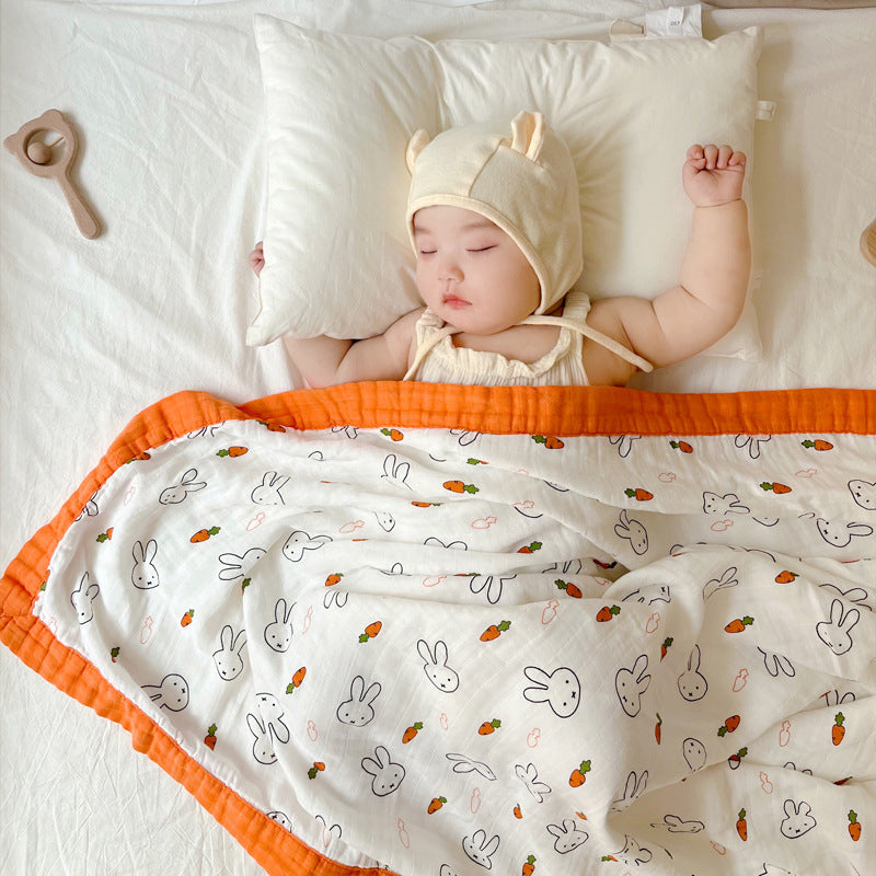 Baby Quilt With Bamboo Cotton Gauze