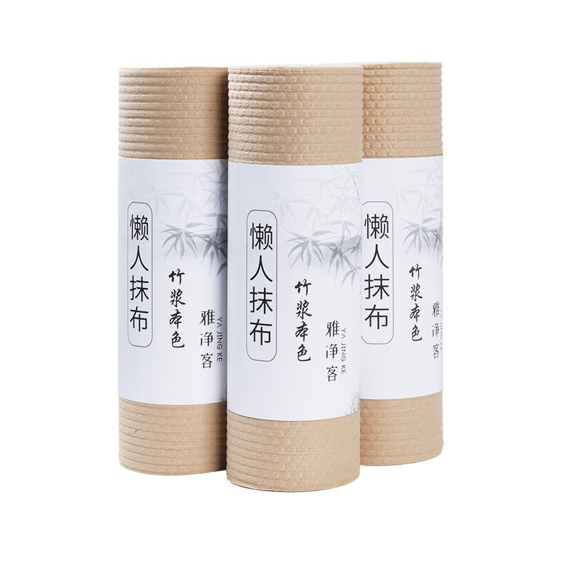 Bamboo Pulp Paper Bamboo Fiber Disposable Wet Water Washable Rag