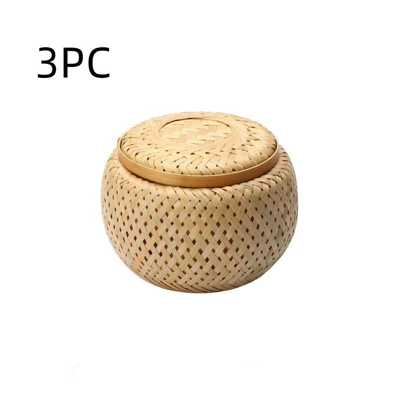 Bamboo Woven Tea Pot Gift Box