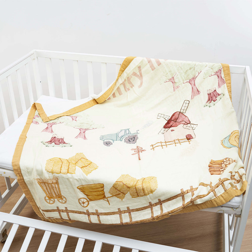 Bamboo Cotton Cloth Quilt Bath Towel