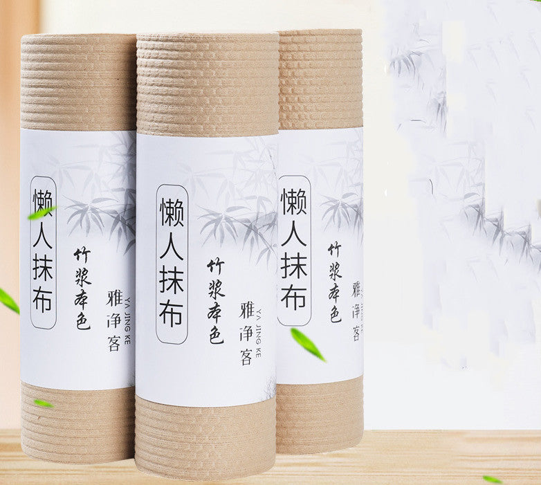 Bamboo Pulp Paper Bamboo Fiber Disposable Wet Water Washable Rag