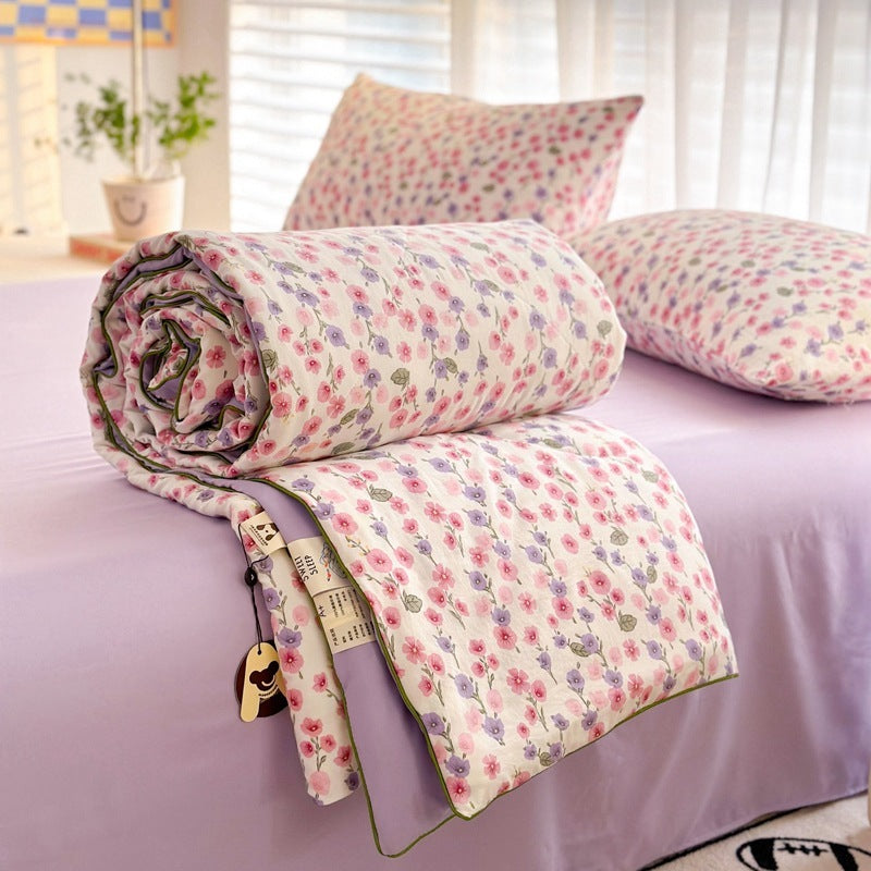 Class A Maternal And Child Grade Summer Quilt Soybean Fiber Cartoon Washed Cotton