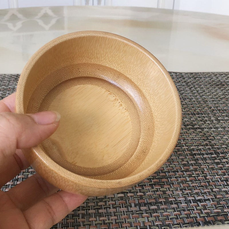 Round Baby Bamboo Bowl Household Tableware
