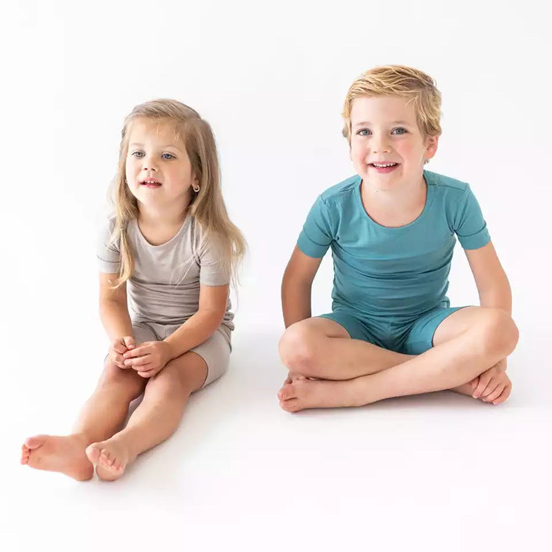 New Summer Bamboo Fiber Children Suit