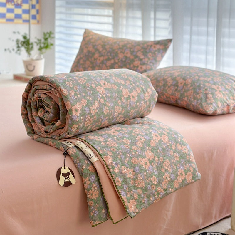 Class A Maternal And Child Grade Summer Quilt Soybean Fiber Cartoon Washed Cotton