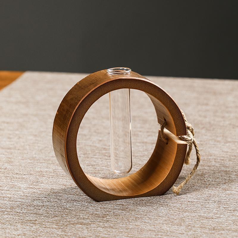 Creative Desktop Handmade Bamboo Flower Ornaments